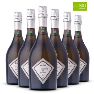 Confezione da 6 bottiglie Prosecco DOC Organic Bio - Nadal